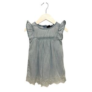 ⭐️ 5/$30 Gap Kids Embroidered Floral Dress size 12-18 Months